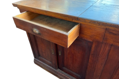 Large Vintage Wooden Bar Counter
